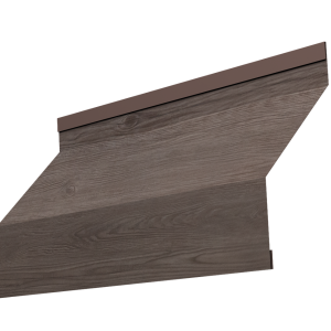 Ламель забора жалюзи Milan new 0,45 Print Elite с пленкой White Wood TwinColor