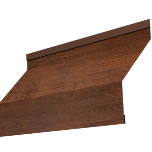 Ламель забора жалюзи Milan new 0,45 Print Premium с пленкой Golden Wood Fresh TwinColor