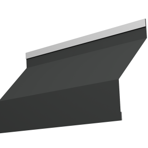 Ламель забора жалюзи Milan new 0,5 Satin Matt с пленкой RAL 7016 антрацитово-серый