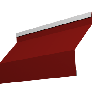 Ламель забора жалюзи Milan new 0,5 Satin с пленкой RAL 3011 коричнево-красный