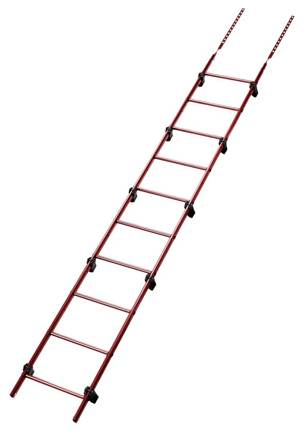 Лестница кровельная Grand Line RAL 3011 2,76м