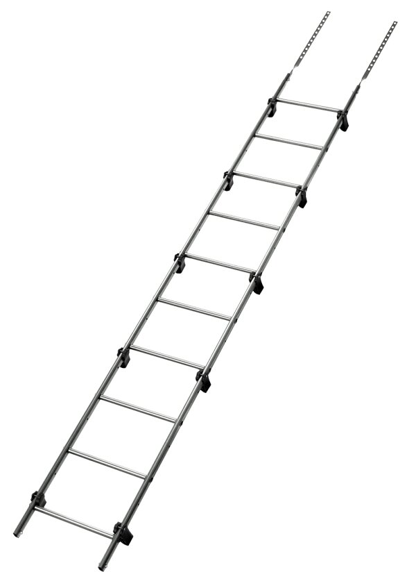 Лестница кровельная Grand Line RAL 7005 2,76м
