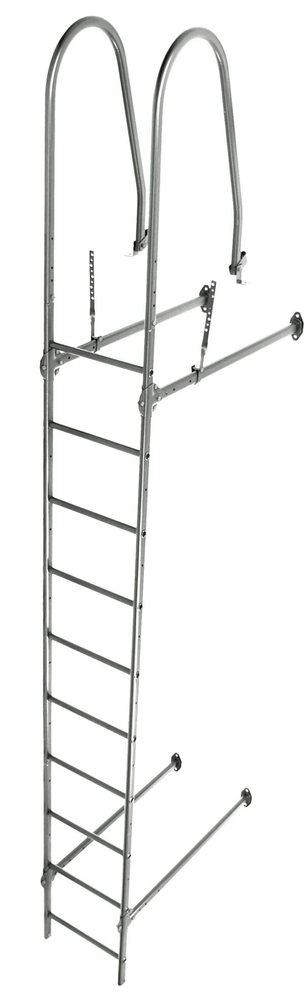 Лестница стеновая Grand Line RAL 7005 2,76м