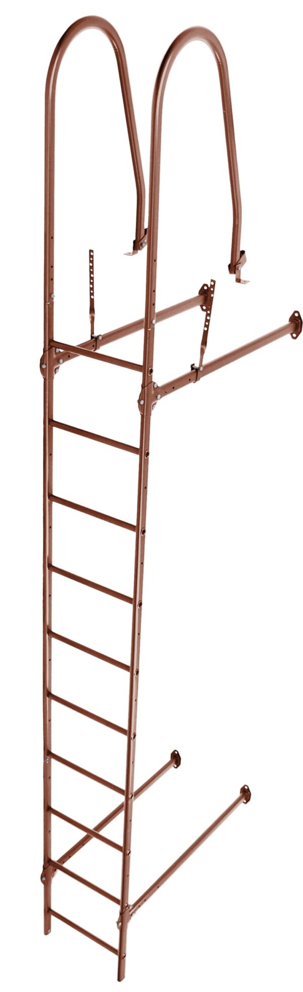 Лестница стеновая Grand Line RAL 8004 2,76м