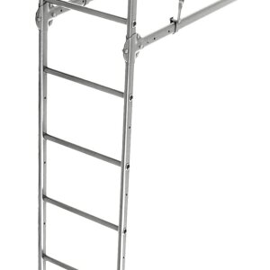 Лестница стеновая Grand Line RAL 9006 2,76м