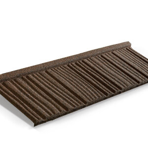 Лист композитной черепицы Metrotile WoodShake кофе
