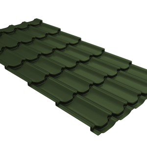 Металлочерепица "Квинта плюс" ("Kvinta plus") 0,5 Satin RAL 8017 шоколад