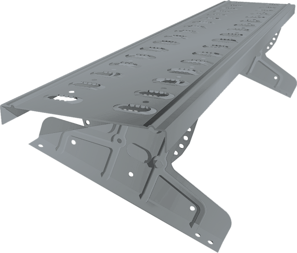 Мостик переходной под фальц 2,5 RAL 7040