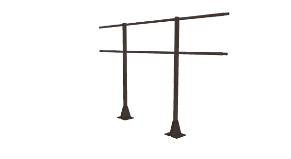 Ограждение кровельное для парапета на плоскую кровлю RR32 (2,0х1,2м)