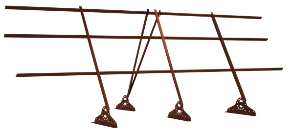 Ограждение кровельное Grand Line 1,2х3 RAL 8004