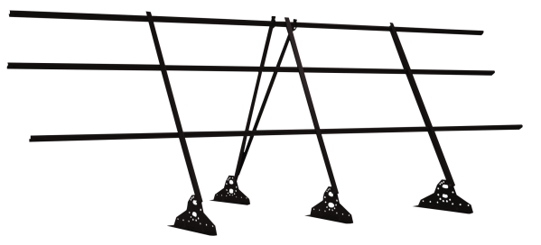 Ограждение кровельное на фальц Grand Line 1,2х3 RAL 9005