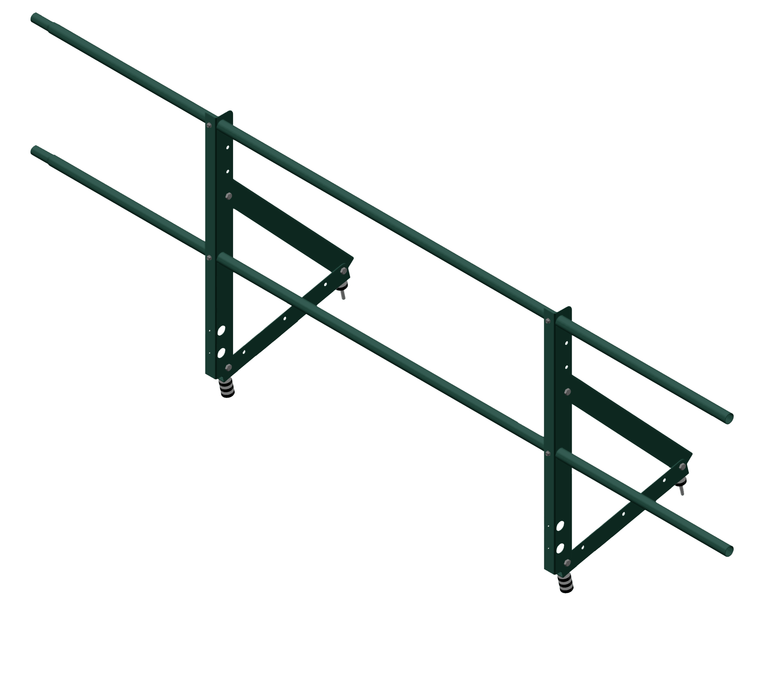 Ограждение кровельное Optima 0,65х2м RAL 6005