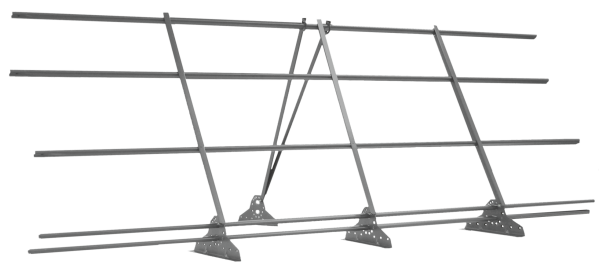 Ограждение кровельное со снегозадержанием на фальц Grand Line 1,2х3 RAL 9006