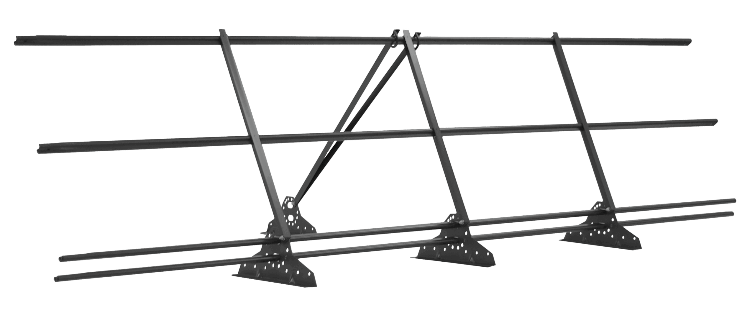Ограждение кровельное со снегозадержателем Grand Line 0,9х3м RAL 9006