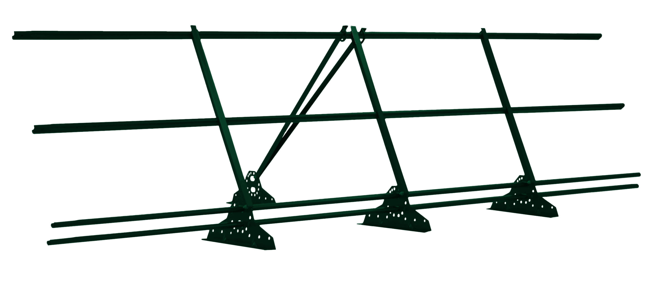 Ограждение кровельное со снегозадержателем на фальц Grand Line 0,9х3м RAL 6005