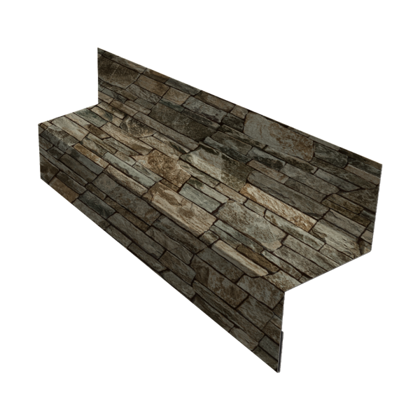 Отлив межэтажный 35 0,45 Print Elite Fine Stone TwinColor (3м)