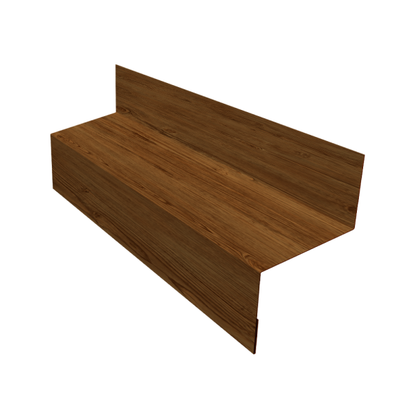 Отлив межэтажный 45 0,45 Print-Double Elite Golden Wood (3м)