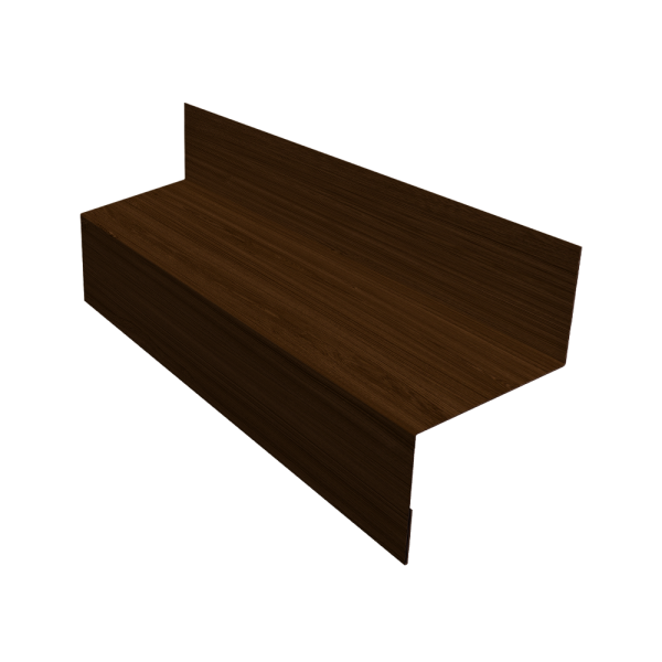 Отлив межэтажный 45 0,45 Print Elite Choco Wood TwinColor (3м)
