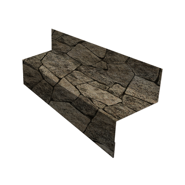 Отлив межэтажный 45 0,45 Print Elite King Stone TwinColor (2м)
