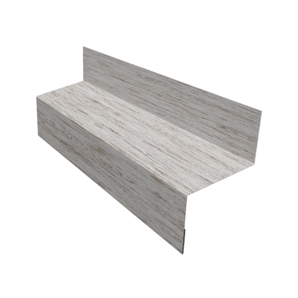 Отлив межэтажный 45 0,45 Print Elite Snow Wood TwinColor (2м)