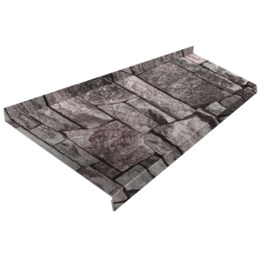 Отлив простой 200 0,45 Print Elite Fine Stone TwinColor (3м)