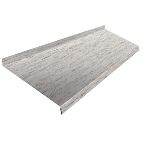 Отлив простой 200 0,45 Print Elite Snow Wood TwinColor (3м)