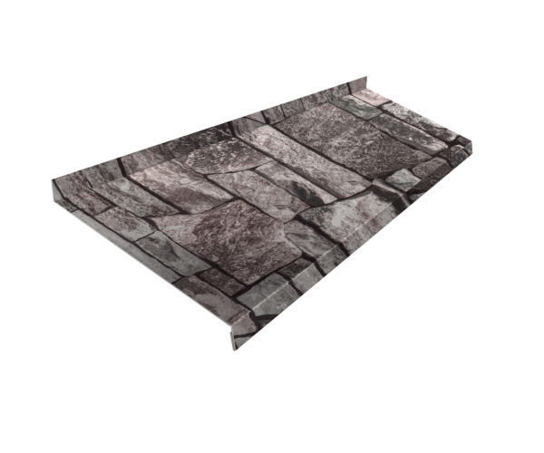 Отлив простой 250 0,45 Print Elite Fine Stone TwinColor (3м)