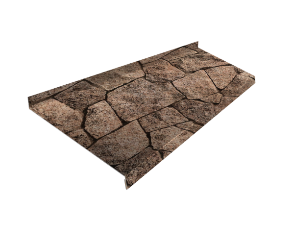 Отлив простой 250 0,45 Print Elite King Stone TwinColor (2м)