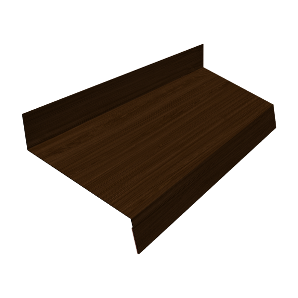 Отлив простой 50 0,45 Print Elite Choco Wood TwinColor (2м)