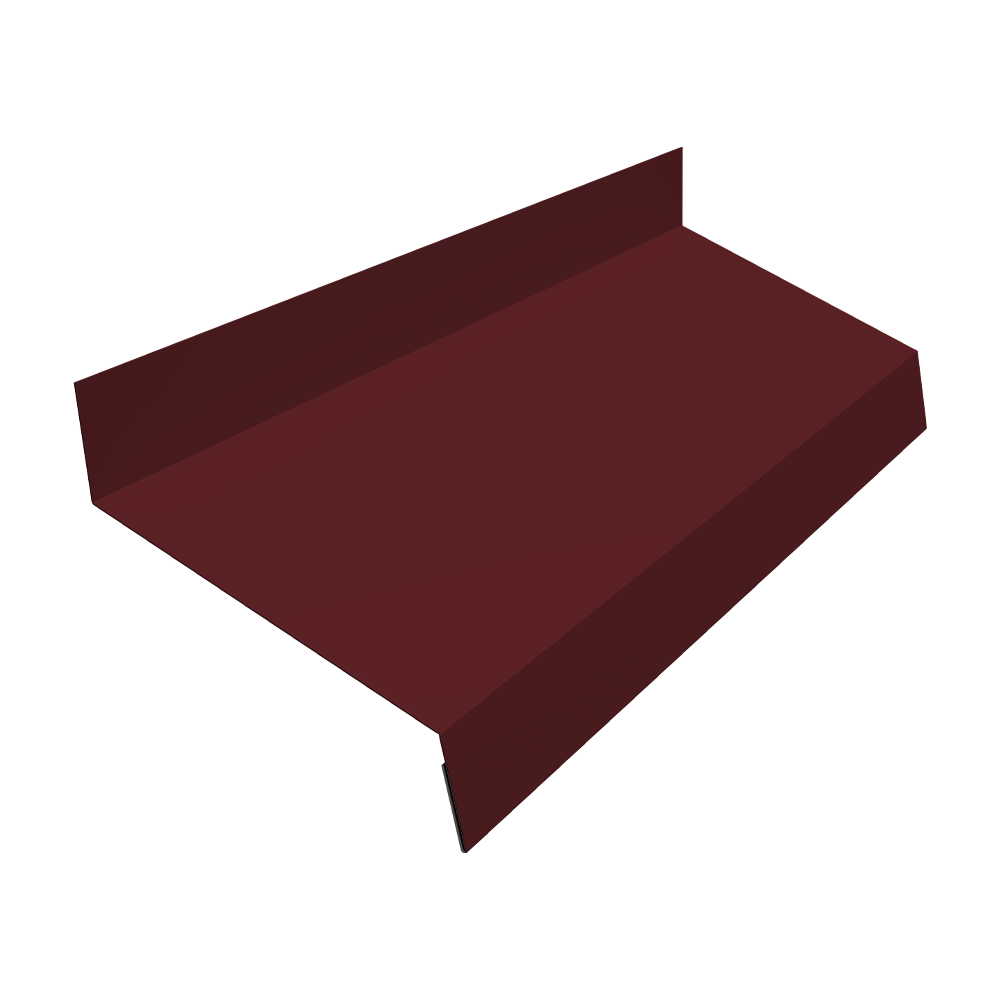 Отлив простой 70 0,5 Satin Matt RAL 3005 красное вино (2м)