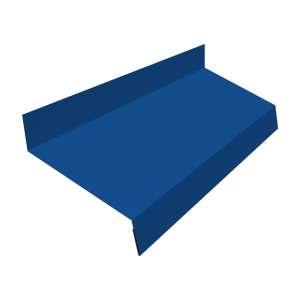 Отлив простой 70 0,5 Satin с пленкой RAL 5005 сигнальный синий (3м)