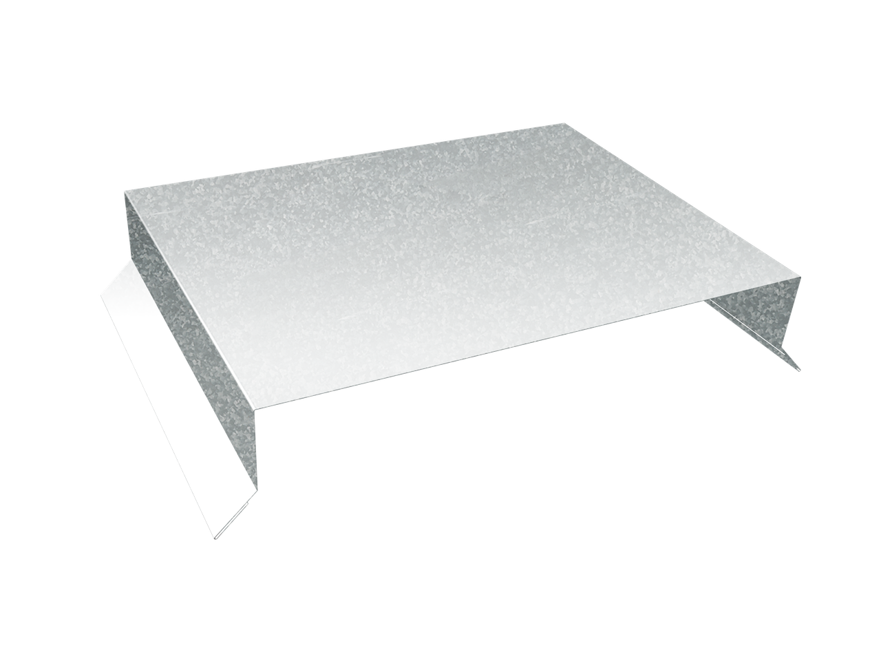 Парапетная крышка прямая 250мм 0,45 Zn (2,5м)