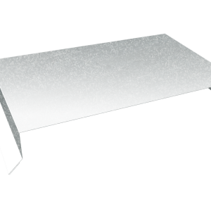 Парапетная крышка прямая 390мм 0,45 Zn (2м)
