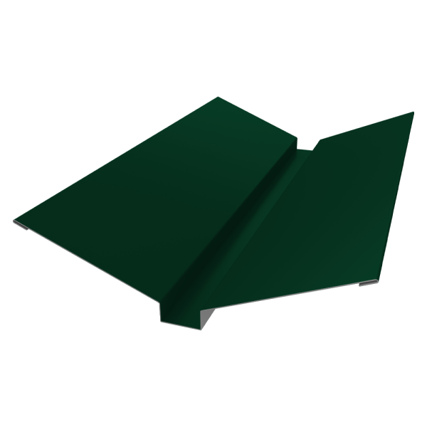 Планка ендовы верхней 115х30х115 0,45 Drap RAL 6005 зеленый мох (2м)