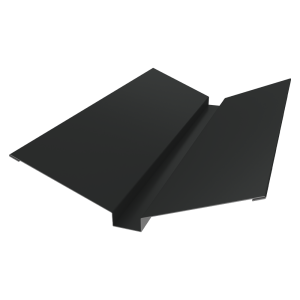 Планка ендовы верхней 115х30х115 0,5 GreenCoat Pural BT, matt RR2H3 (RAL 7016 антрацитово-серый) (2м)