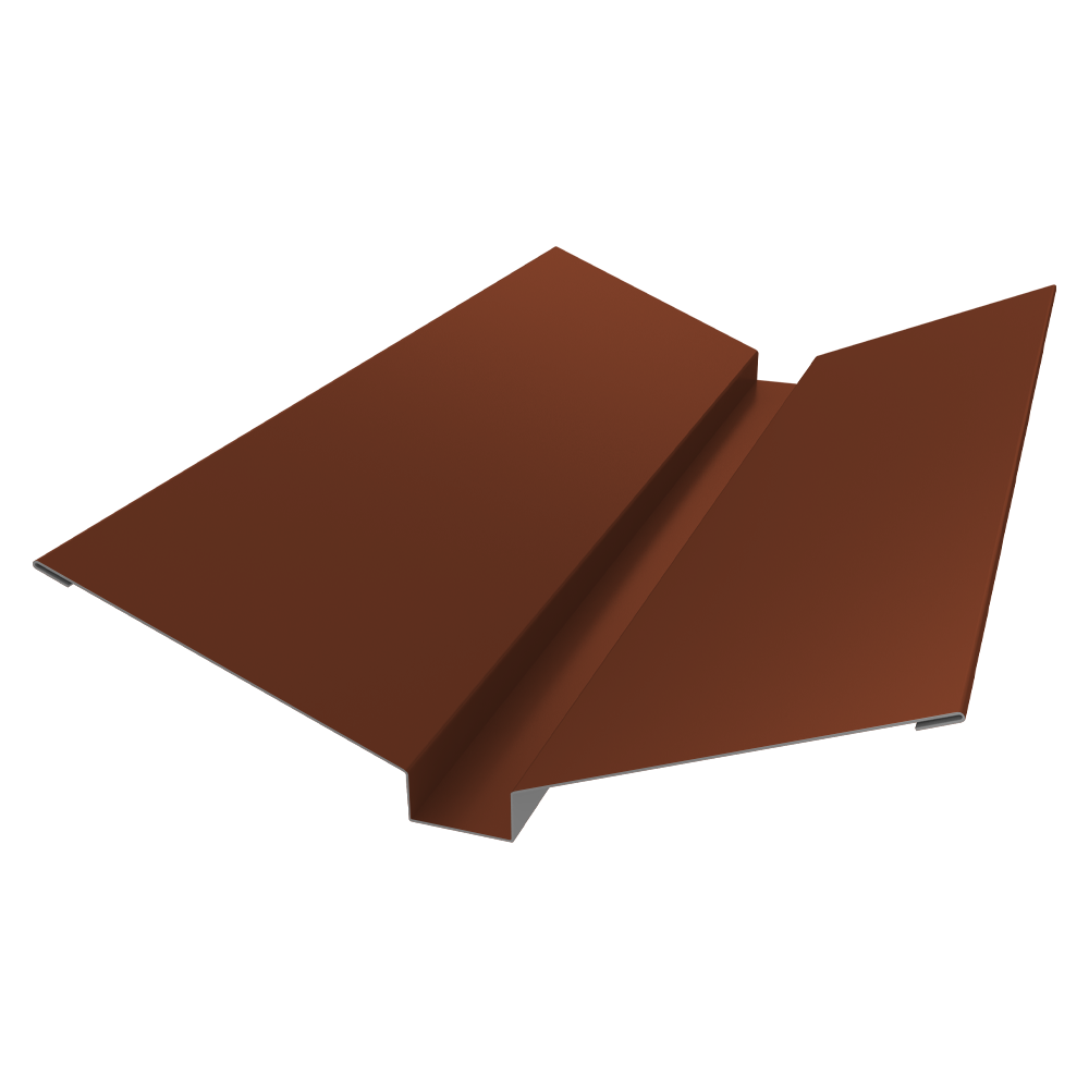 Планка ендовы верхней 115х30х115 0,5 PurLite Matt RAL 8004 терракота (2м)