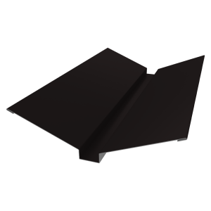 Планка ендовы верхней 115х30х115 0,5 PurLite Matt RAL 9005 черный (3м)