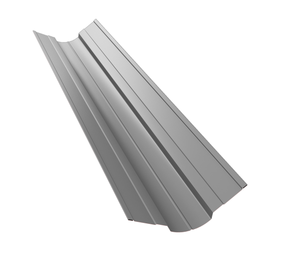 Планка ендовы верхней фигурной 70x70 0,45 Drap TX RAL 7004 сигнальный серый (2м)