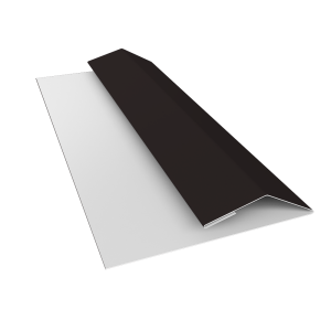 Планка финишная Блок-Хаус new Grand Line 0,45 Drap TX RAL 9005 черный (3м)