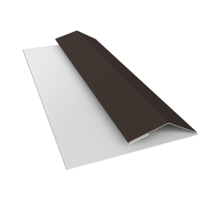 Планка финишная Блок-Хаус new Grand Line 0,45 Drap TX RR 32 темно-коричневый (3м)