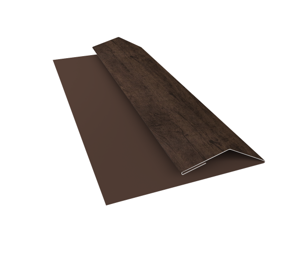 Планка финишная Блок-Хаус new Grand Line 0,45 Print Elite Antique Wood TwinColor (2м)