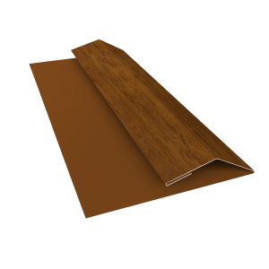Планка финишная Блок-Хаус new Grand Line 0,45 Print Elite Golden Wood TwinColor (3м)