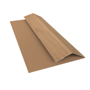 Планка финишная Блок-Хаус new Grand Line 0,45 Print Elite Honey Wood TwinColor (2м)