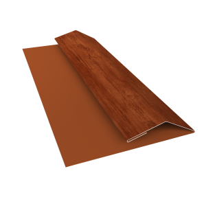 Планка финишная Блок-Хаус new Grand Line 0,45 Print Elite Rowan TwinColor (3м)