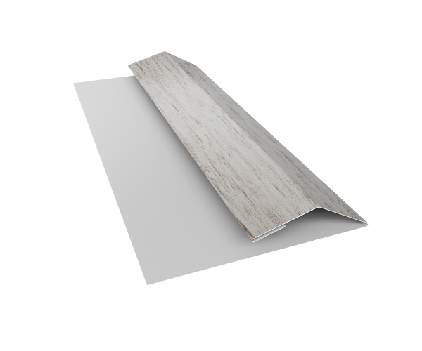 Планка финишная Блок-Хаус new Grand Line 0,45 Print Elite Snow Wood TwinColor (3м)