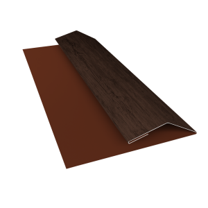 Планка финишная Блок-Хаус new Grand Line 0,45 Print Premium Antique Wood TwinColor (2м)