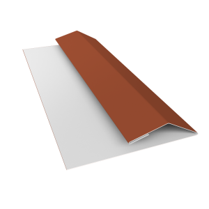 Планка финишная Блок-Хаус new Grand Line 0,5 Satin Matt RAL 8004 терракота (3м)