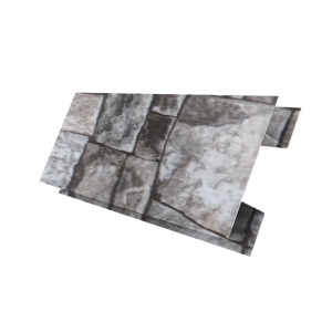 Планка H-образная Блок-Хаус new Grand Line 0,45 Print Elite Fine Stone TwinColor (2м)