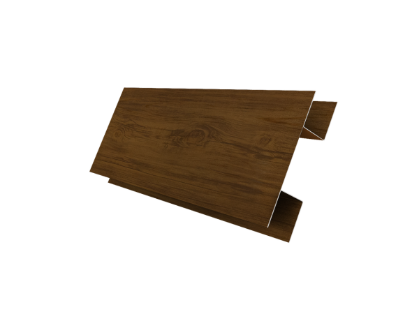 Планка H-образная Блок-Хаус new Grand Line 0,45 Print Elite Golden Wood TwinColor (3м)