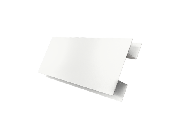 Планка H-образная Блок-Хаус new Grand Line 0,5 Satin с пленкой RAL 9003 сигнальный белый (2м)